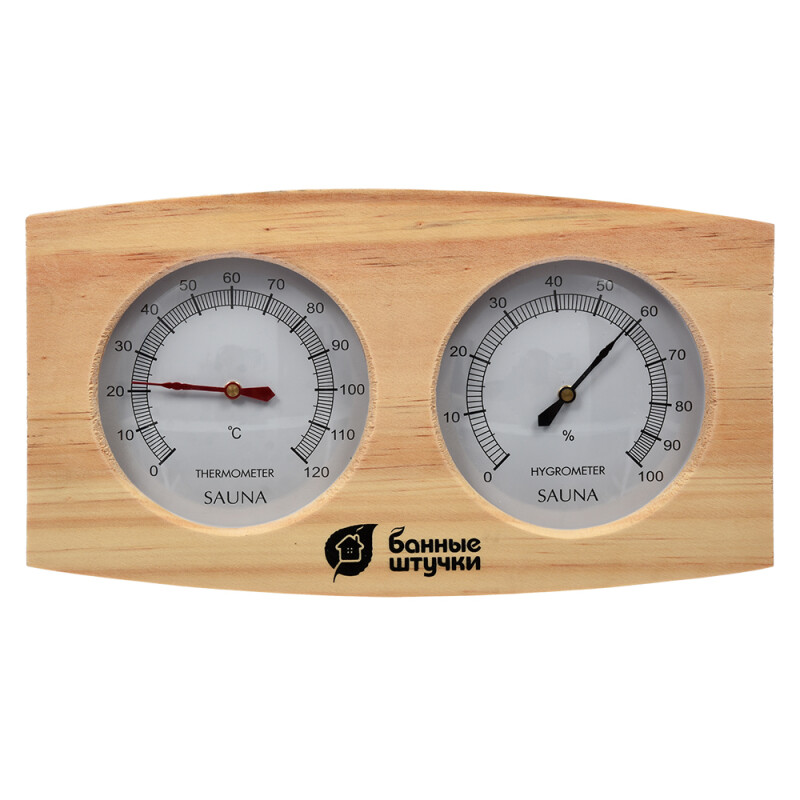 Термометр-гигрометр Банная станция для бани и сауны